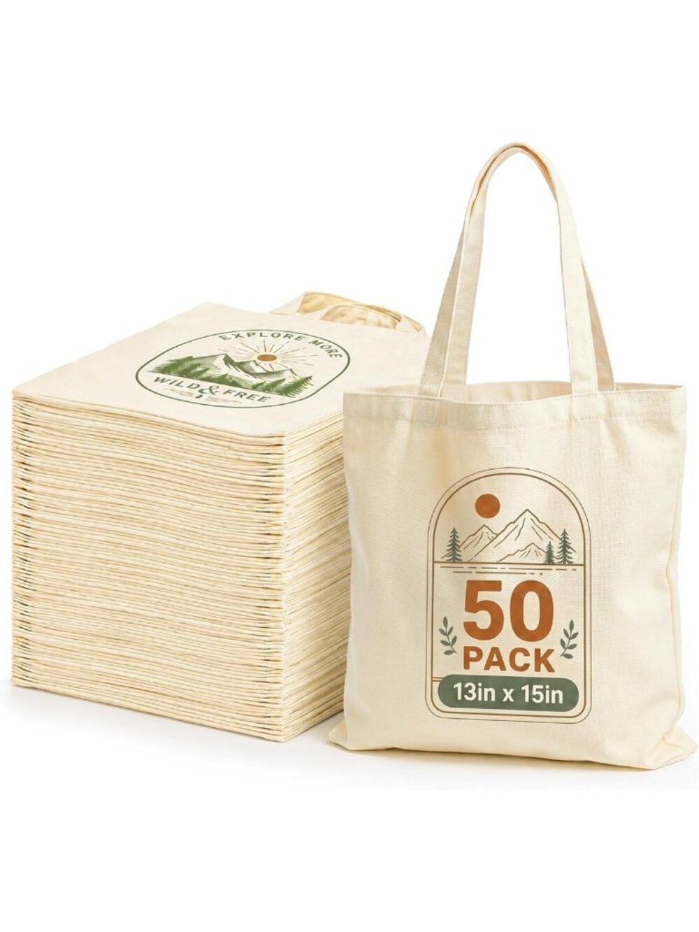 Stylish Canvas Tote Bags - Bulk Wholesale, Eco-Friendly, Versatile & Durable